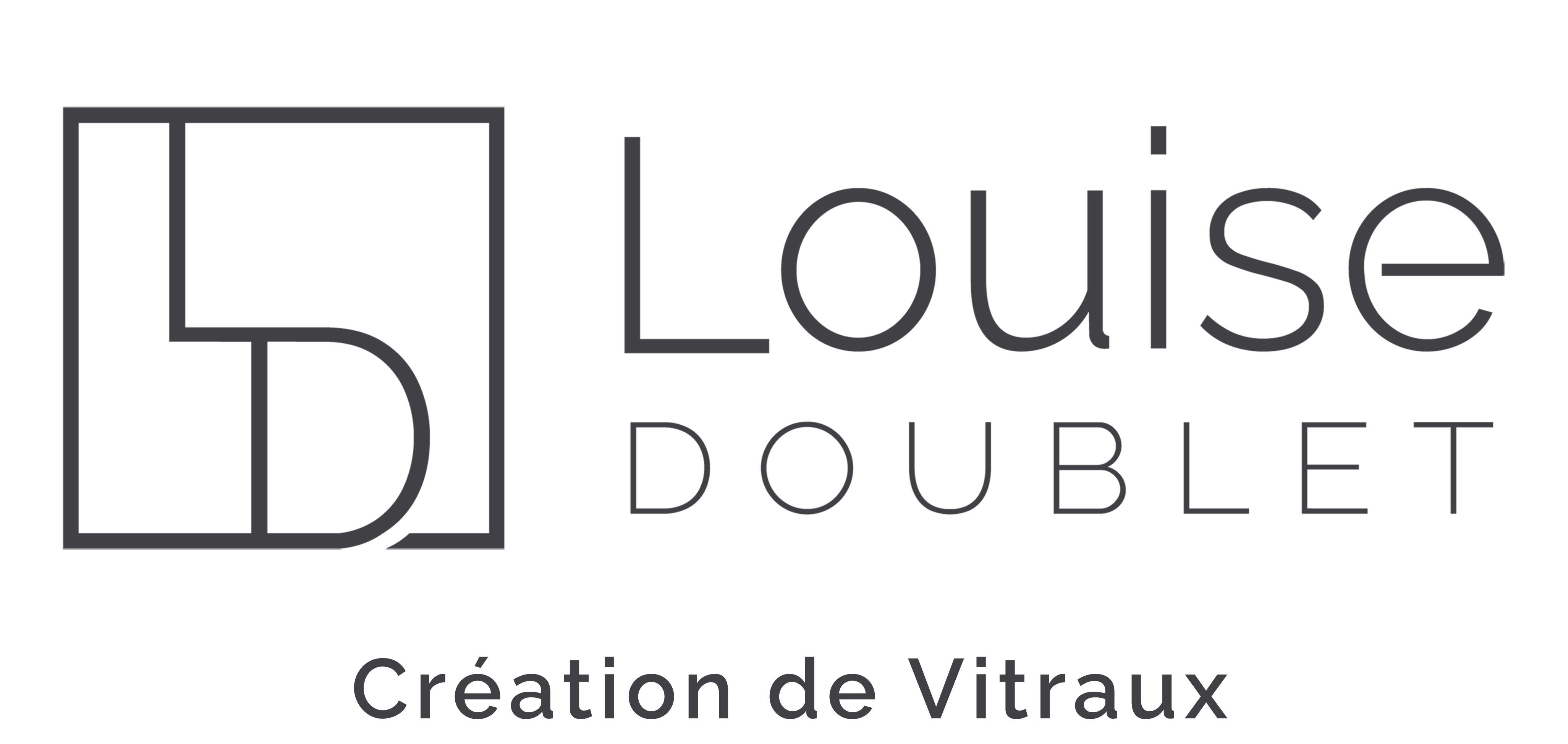 Logo Louise Doublet : création de vitraux