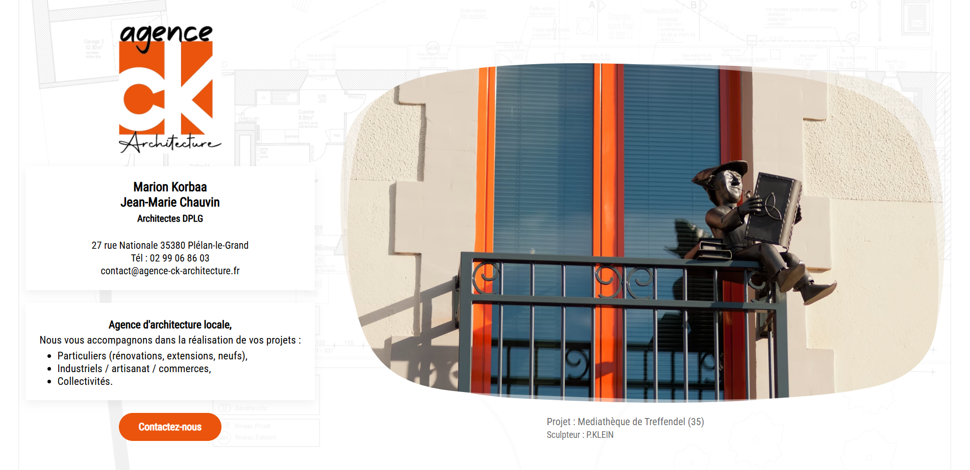 Image du site internet agence CK architecture