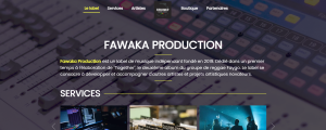 Création du site internet du label Fawaka Production