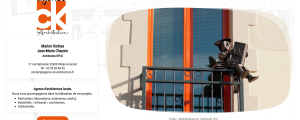 Image du site internet agence CK architecture