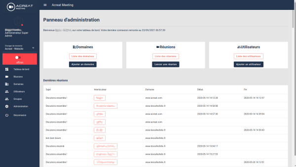 Visioconférence instantanée pour vos clients